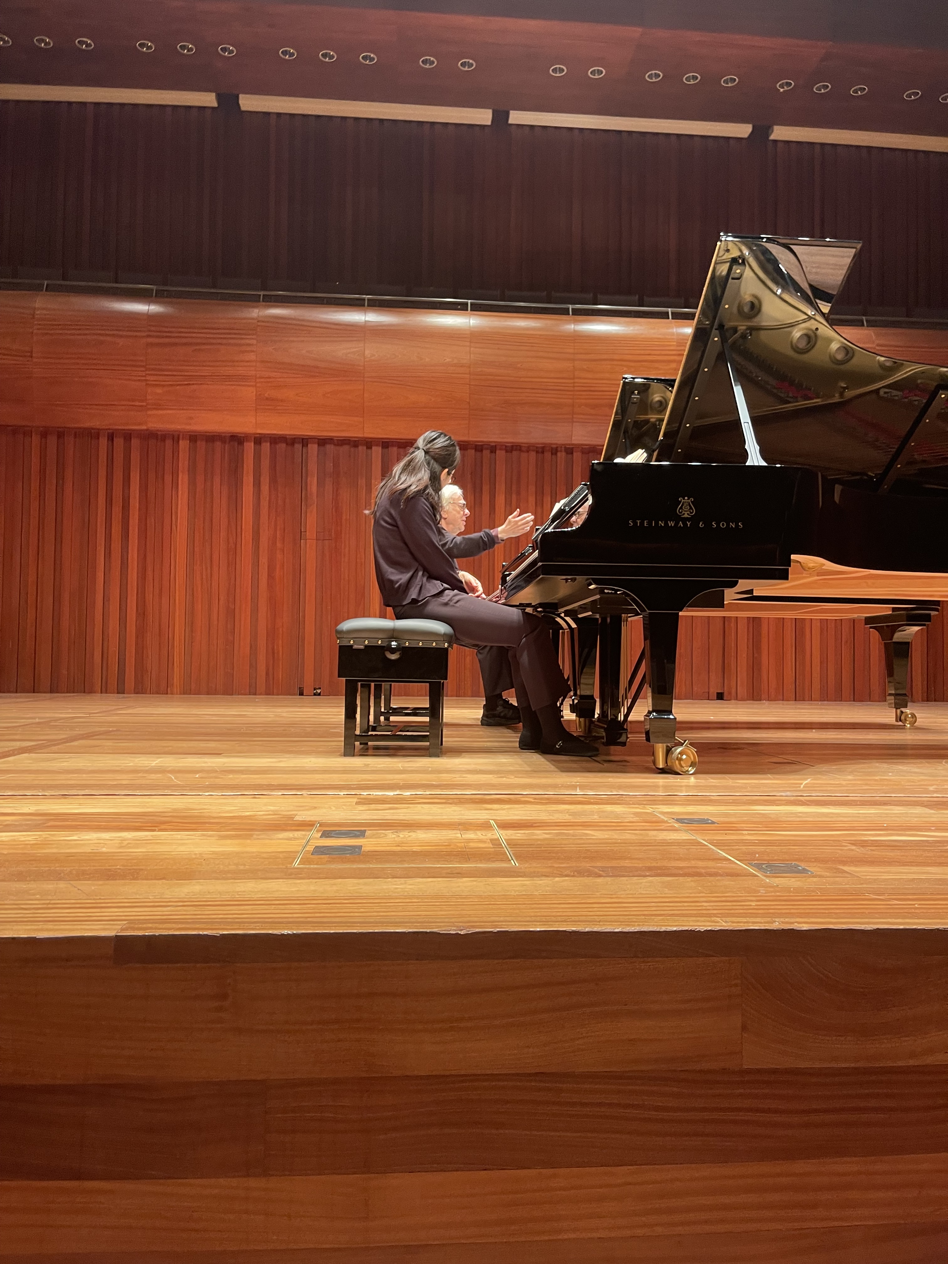 Piano Masterclass with Richard Goode-playing with fire